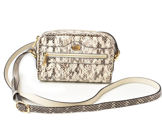 Gucci Python Leather Crossbody Bag 517350