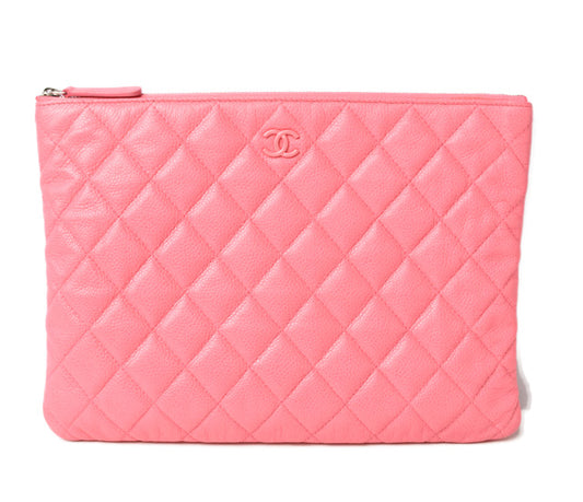 Chanel Caviar Clutch Bag Flat Pouch