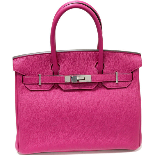 Hermes Birkin 30 Togo Handbag Rose Purple