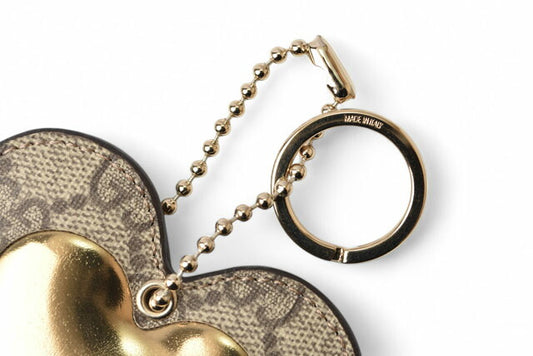 Gucci GG Supreme Keychain Charm