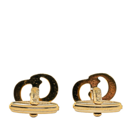 Dior Gold Plated CD Logo Cuffs