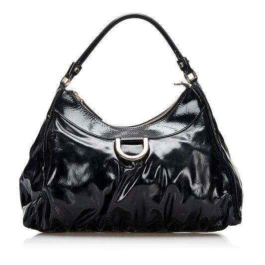 Gucci Abby Patent Leather Shoulder Bag 189833