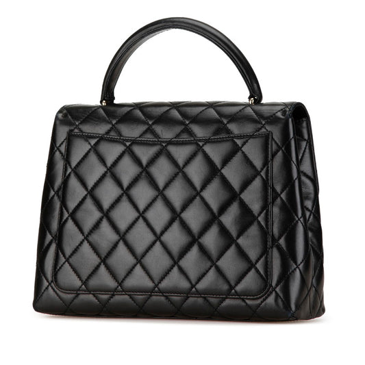 Chanel Matelasse Coco Mark Top Handle Flap Bag