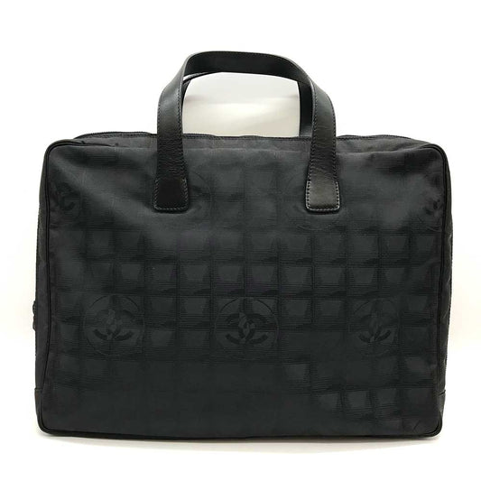 Chanel Nylon New Travel Line Briefcase Black