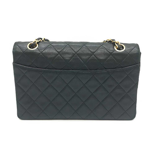 Chanel Matelasse Lambskin Shoulder Bag Black