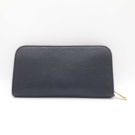 Dior Leather Diorissimo Zip Wallet Black