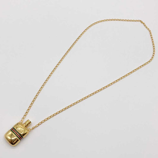 Gucci Metal Bottle Motif Necklace