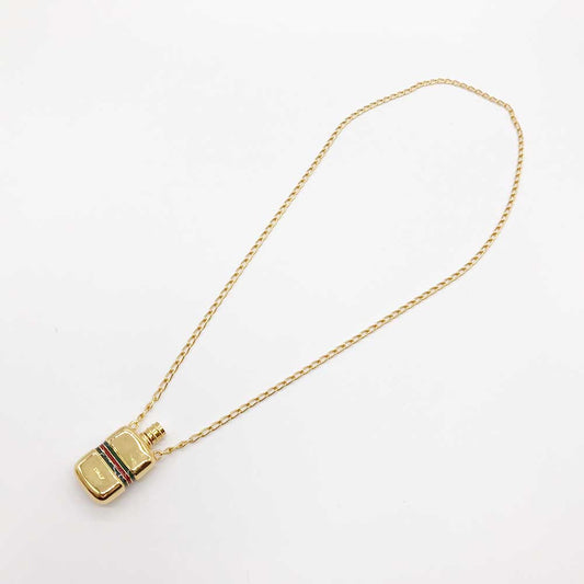 Gucci Metal Bottle Motif Necklace