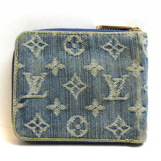 Louis Vuitton Denim Monogram Mini Zippy Wallet M95342