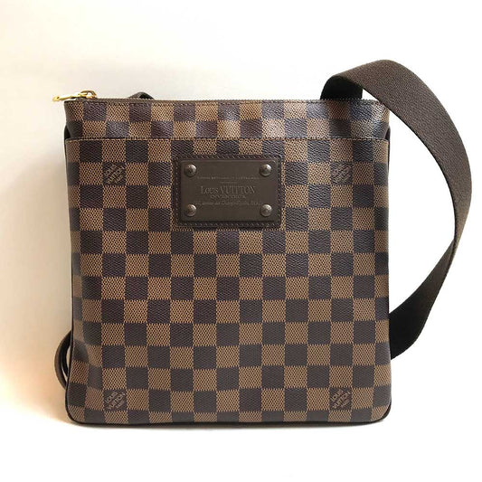 Louis Vuitton Damier Pochette Plat Brooklyn Crossbody N41100