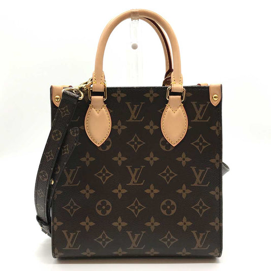 Louis Vuitton Monogram Sac Plat BB Handbag M46265