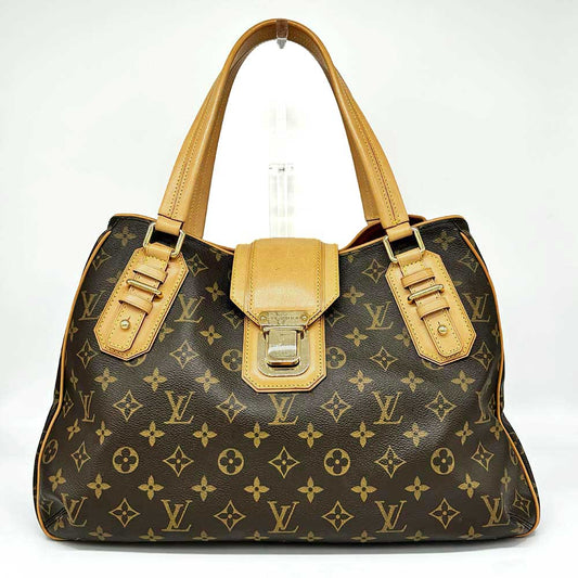 Louis Vuitton Monogram Tote Bag Brown