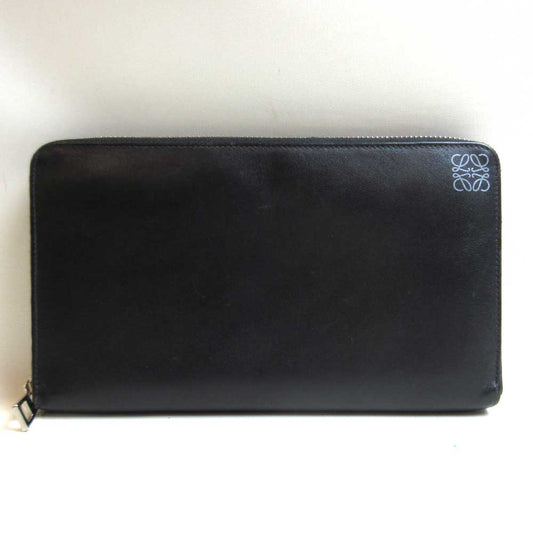 Loewe Leather Organizer Wallet Black