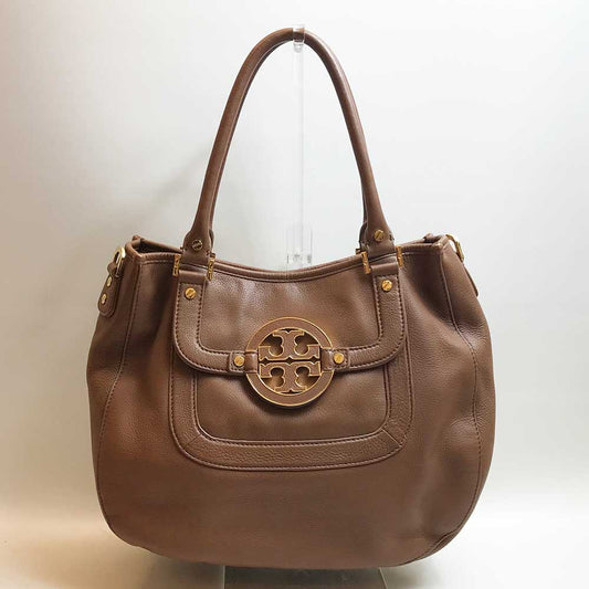 Tory Burch 2WAY Leather Shoulder Bag Brown