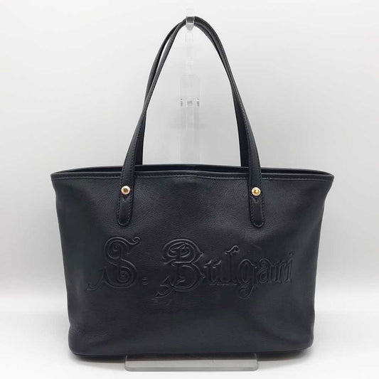 Bvlgari Leather Tote Bag Black