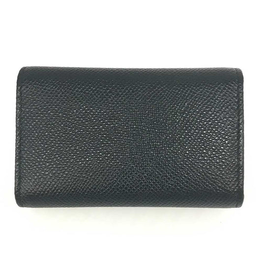 Bvlgari Grain Calf Key Case Black