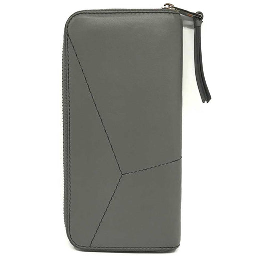 Loewe Puzzle Stitch Long Wallet Asphalt Grey