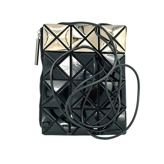 Issey Miyake Bao Bao Shoulder Bag Black Silver