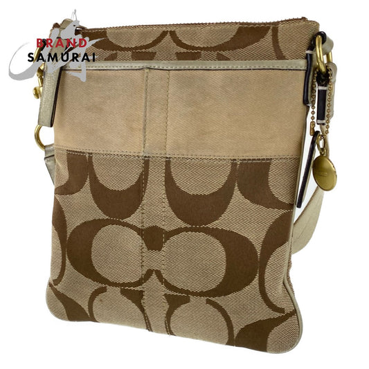 Coach Canvas Shoulder Bag Lo867-F41207