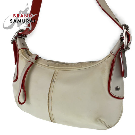 Coach Nylon/Leather Shoulder Bag Pochette J3K-6671