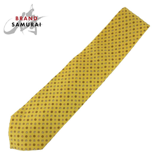 Salvatore Ferragamo Silk Button Pattern Tie