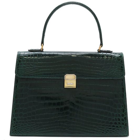 Laurence de Gramont Crocodile Handbag K18YG Diamond