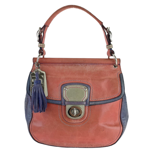 Coach Legacy Pink Leather Shoulder Bag