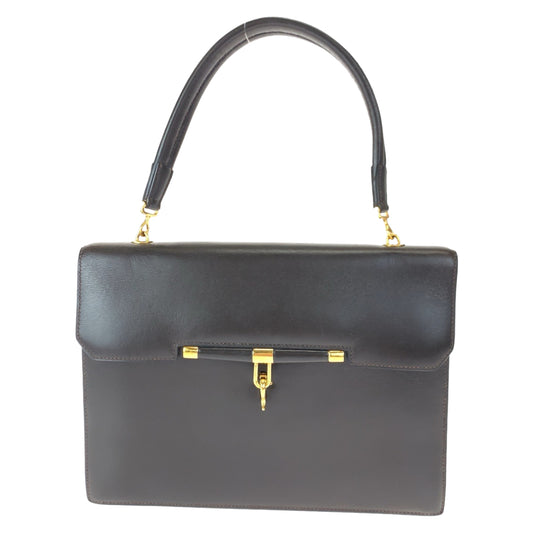 Hermes Vintage Paroniere Leather Handbag