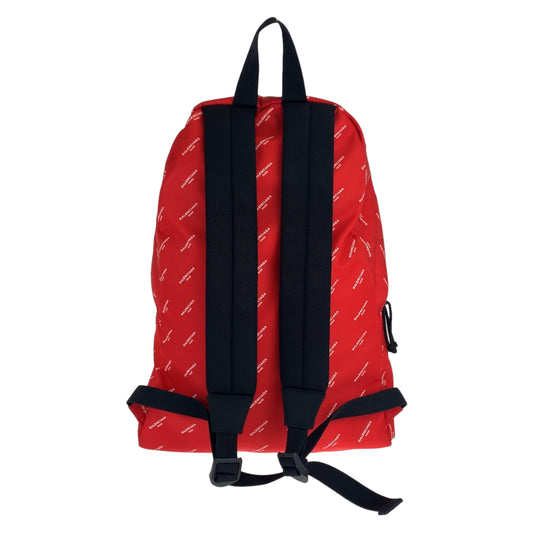 Balenciaga Explorer Nylon Backpack Red Black