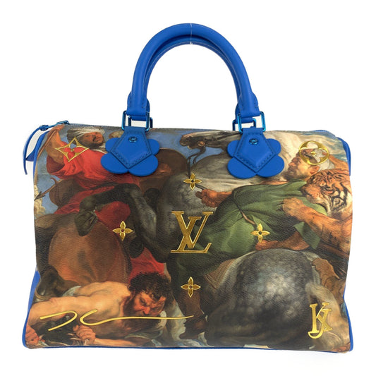 Louis Vuitton Speedy 30 Rubens Jeff Koons Handbag