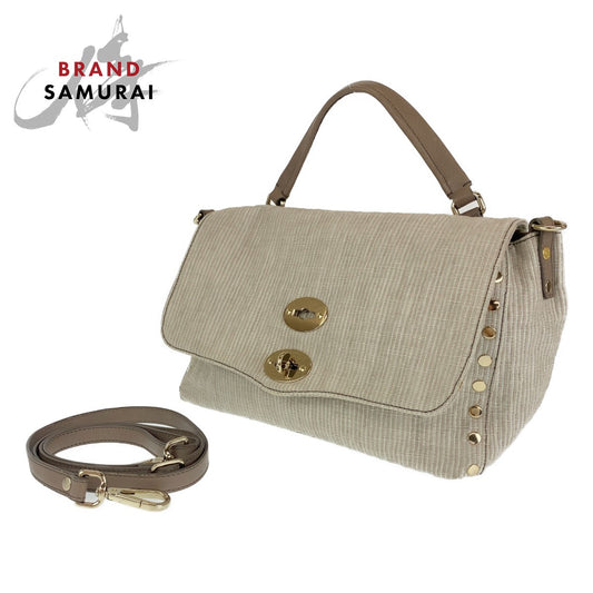 ZANELLATO Postina White Leather Handbag