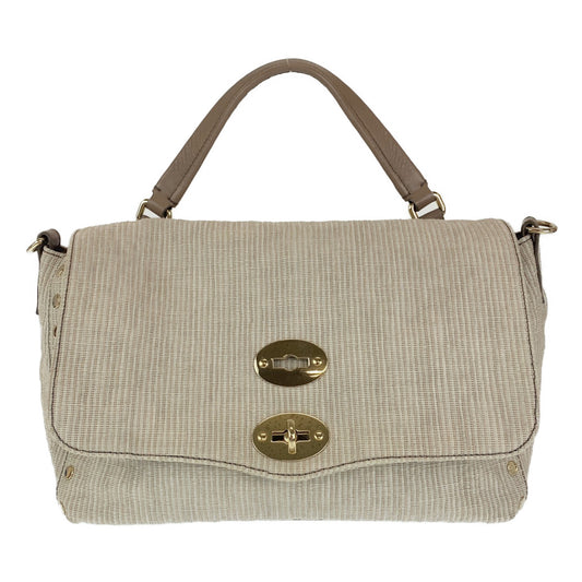 ZANELLATO Postina White Leather Handbag