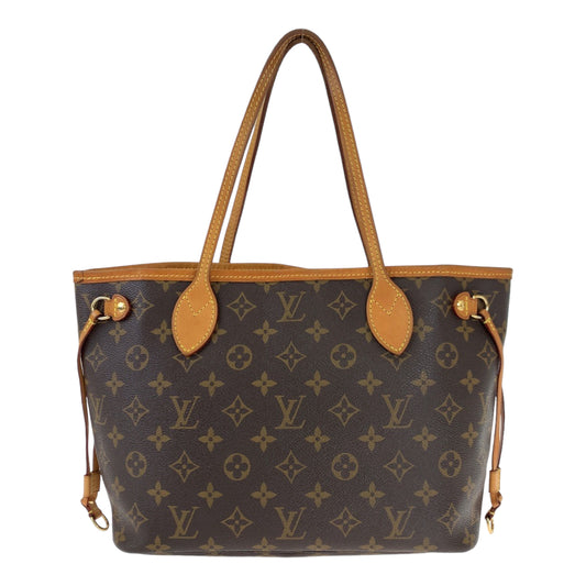 Louis Vuitton Neverfull PM Tote Bag Brown Pink