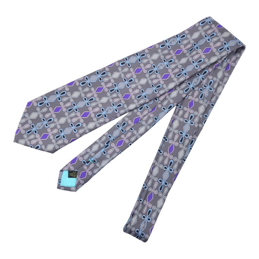 Emilio Pucci Gray Silk Tie