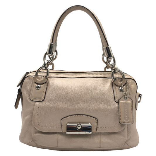 Coach Leather Christine 2way Handbag F22304