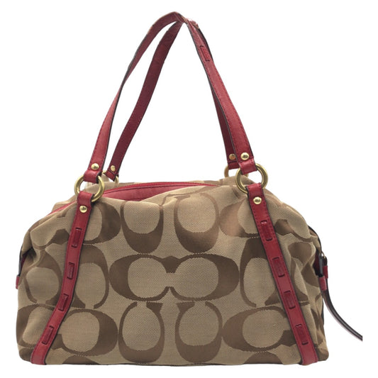 Coach Canvas Tote Handbag F13006