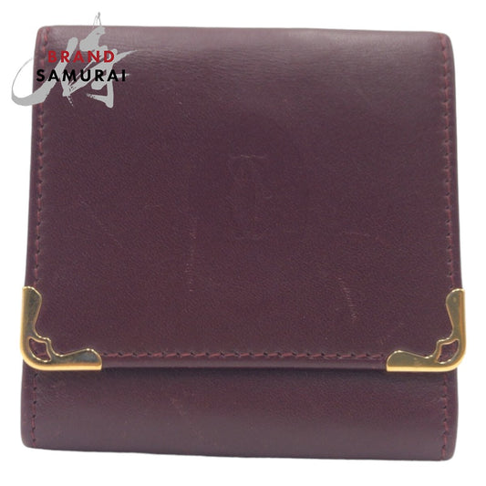 Cartier Must Line Leather Coin Case