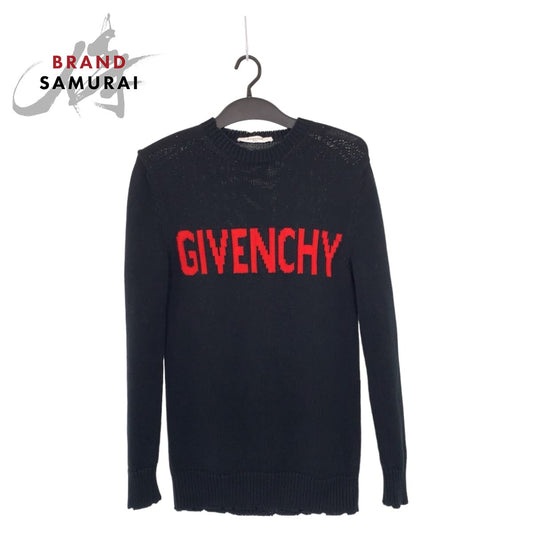 Givenchy Black Knit Sweater Size S