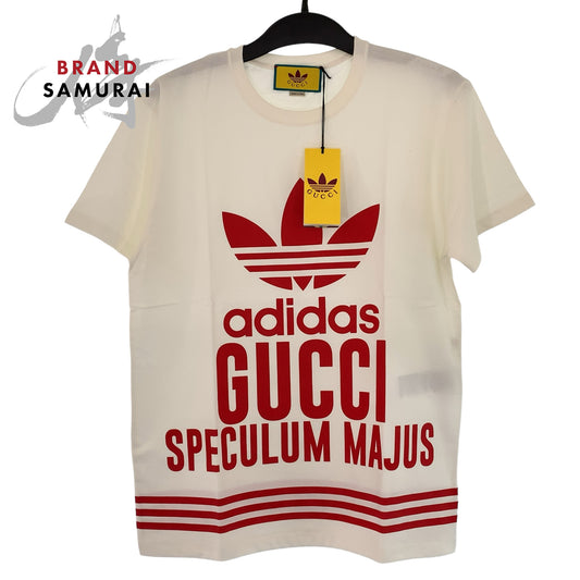 Gucci x Adidas Cotton S Shirt White Red