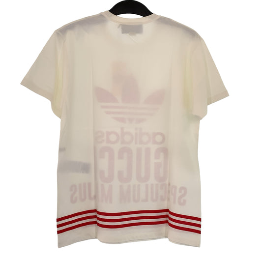 Gucci x Adidas Cotton S Shirt White Red