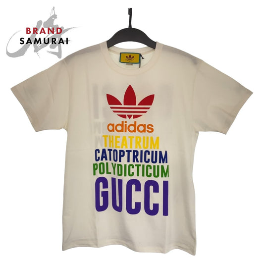 Gucci x Adidas Cotton Logo Print Top XS