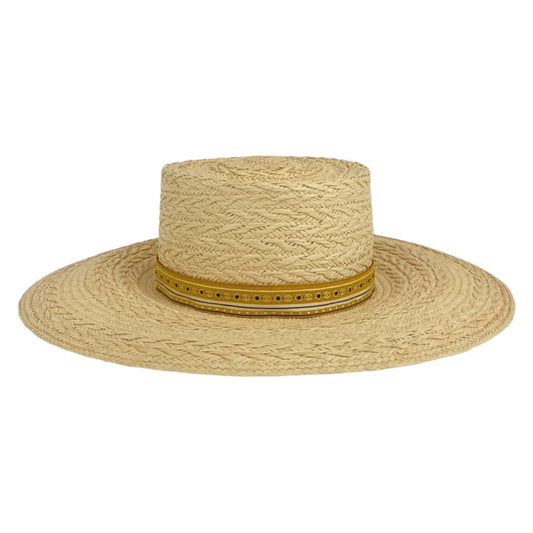 Hermes Andalucia Straw Hat Polyester