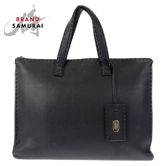 Fendi Leather Selleria Briefcase