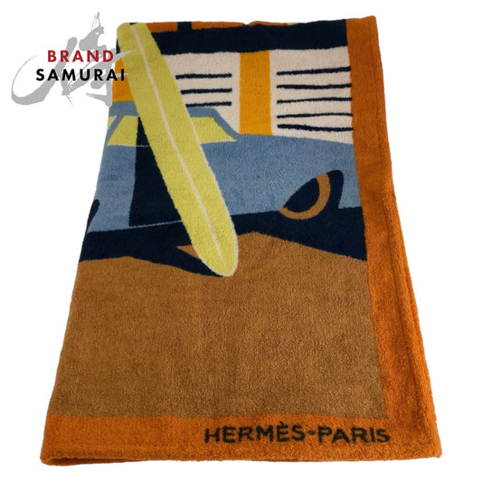 Hermes Cotton Apres La Vague Beach Towel