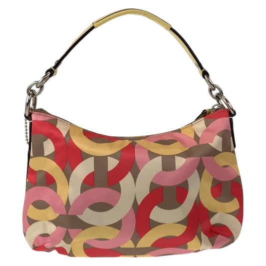 Coach Op Art Cotton Shoulder Bag