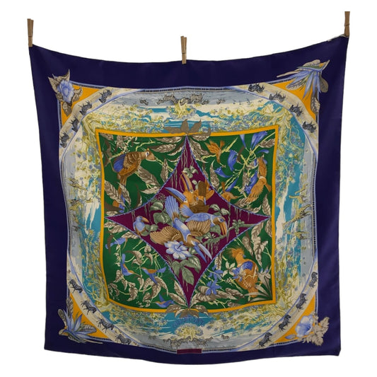 Hermes Silk Tropiques Scarf