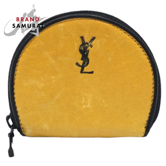 Yves Saint Laurent Leather Coin Case