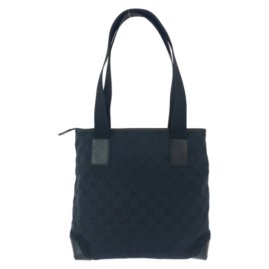 Gucci Black GG Canvas Tote Bag