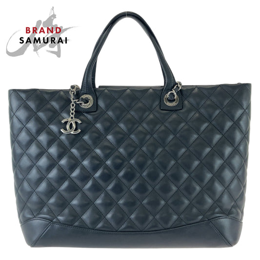 Chanel Lambskin Matelasse Coco Mark Tote Bag