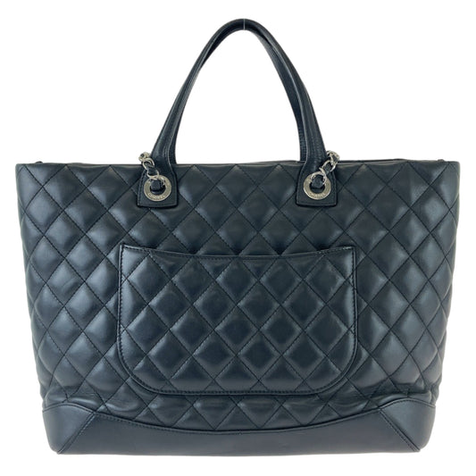 Chanel Lambskin Matelasse Coco Mark Tote Bag